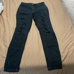 Black Ripped Skinny Jeans